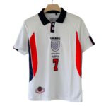 David Beckham England 1998 World Cup Jersey (White) – A True 90s Icon